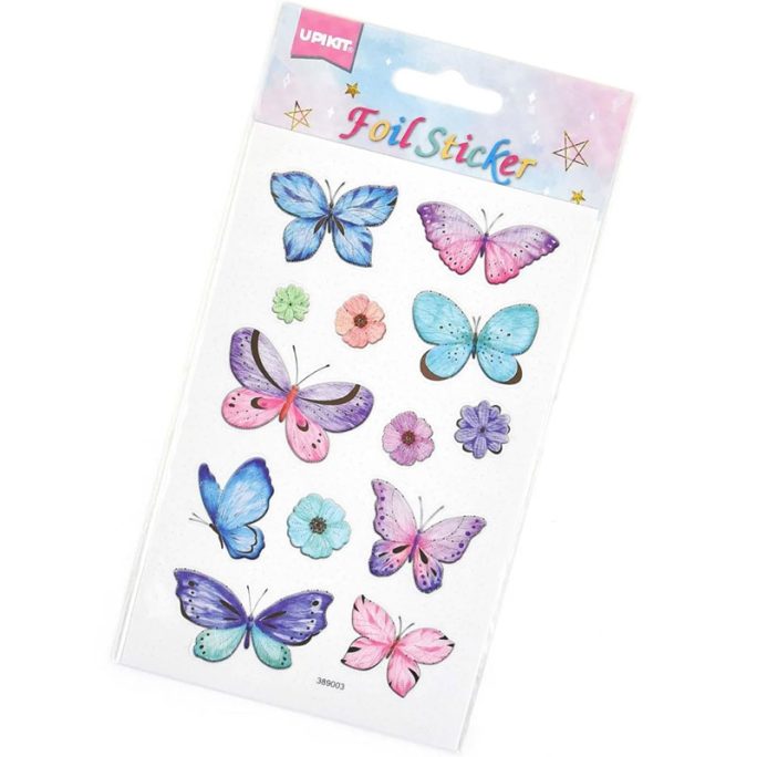 Stickers fjärilar glitter klistermärken 13 pack. Köp stickers barn på LillaFilur.se