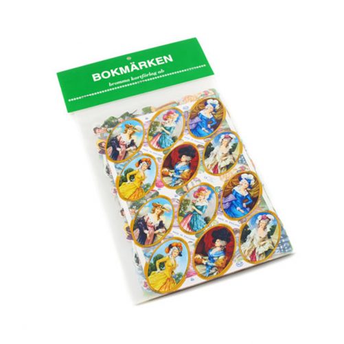 Bokmärken Gammeldags Klassiska. 5 olika ark med bokmärken. Köp bokmärken och bokmärkesalbum på LillaFilur.se