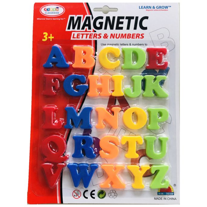 Magnetbokstäver - Stora Bokstäver med magnet.