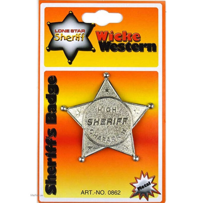 Sheriff Stjärna Wicke Western
