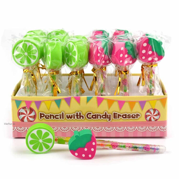 Doftsudd penna 2-pack med jordgubb och lime doft.