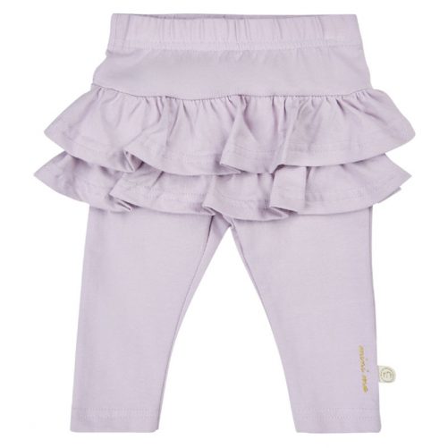 Baby leggings med kjol volang lila. Köp ekologiska babykläder från Minymo på LillaFilur.se