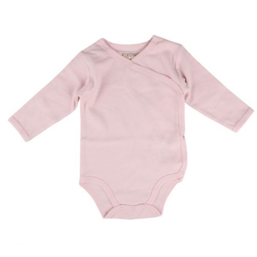 Fixoni body rosa omlottknäppning. Storlek 50 till 80. Beställ Fixoni babykläder hos LillaFilur.se