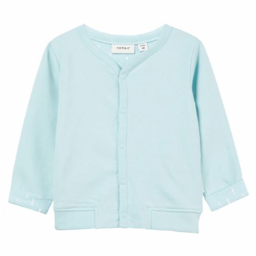 Name It babykläder tröja turkos. Storlek 50 till 74 cl. Unisex babykläder. Beställ babykläder på LillaFilur.se