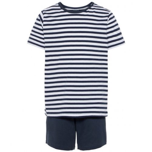 Pyjamas barn med korta ärmar och korta ben. Sommarpyjamas med t-shirt och shorts. Beställ barnkläder och barnpyjamas på LillaFilur.se
