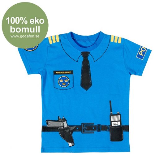 Leksaker polis utklädning. Polis uniform barn med svensk text. Beställ leksaker polis barn på LillaFilur.se