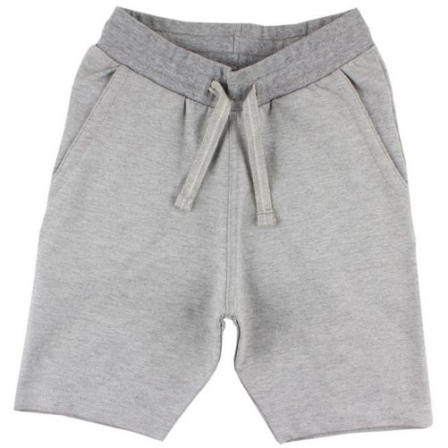 Shorts barn sweat grå med fickor. Shorts barn storlek 110/116, 122/128, 134/140, 146/152. LillaFilur.se