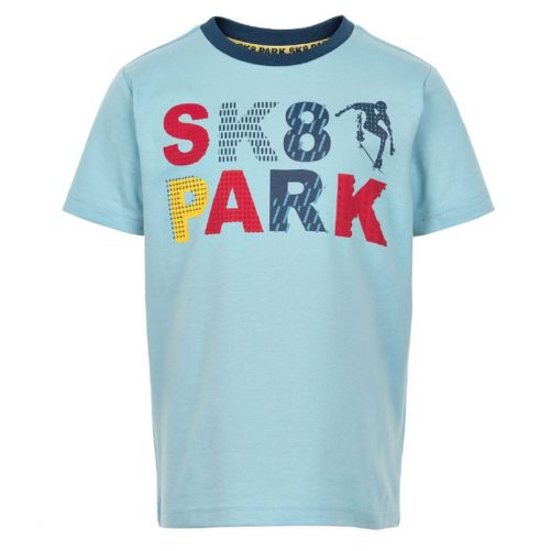 Barnkläder med tryck. T-shirt tröja barn med skateboard tryck. Från Minymo barnkläder.