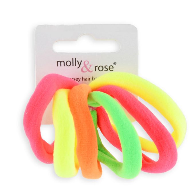 Molly & Rose hårband neon 6-pack.