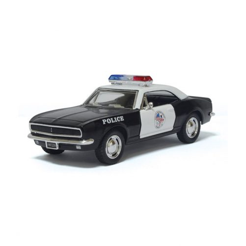 Leksaksbil amerikanare retro polisbil metall Cheva. Fin amerikansk polisbil leksak. Beställ på LillaFilur.se
