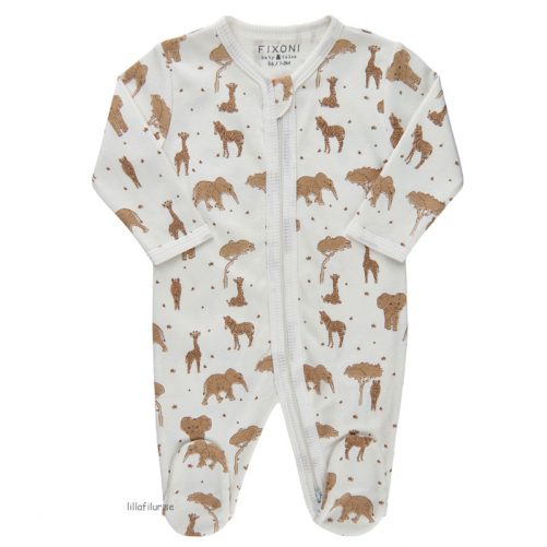 Pyjamas nyfödd och prematur storlek 44 cl med fötter och dubbla dragkedjor som kan öppnas i båda ändar. LillaFilur.se