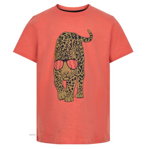 Coola barnkläder med tryck. T shirt med tryck barn Leopard - Storlek 104, 110, 116, 122, 128, 134, 140. Beställ Minymo barnkläder på LillaFilur.se