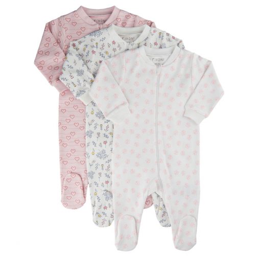 Pyjamas Baby Dubbel Dragkedja med fötter - Rosa. Babypyjamas med fötter och dragkedja. Pyjamas nyfödd storlek 50, 56, 62, 68, 74. Köp baby pyjamas på LillaFilur.se