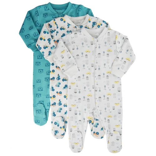 Baby pyjamas dubbel dragkedja storlek 50 56 62 68 74. Pyjamas baby med fot. Dragkedja som kan öppnas i båda ändar. Köp babypyjamas på LillaFilur.se