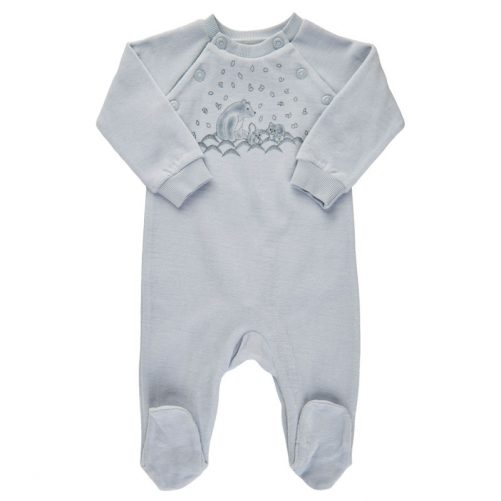 Sparkdräkt baby velour blå storlek 44 50 56 62 68 74 cl. Köp babykläder nyfödd pojke kille på LillaFilur.se
