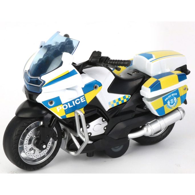 Leksak polis motorcykel med pullback skala 1:14. Köp leksaker polis på LillaFilur.se