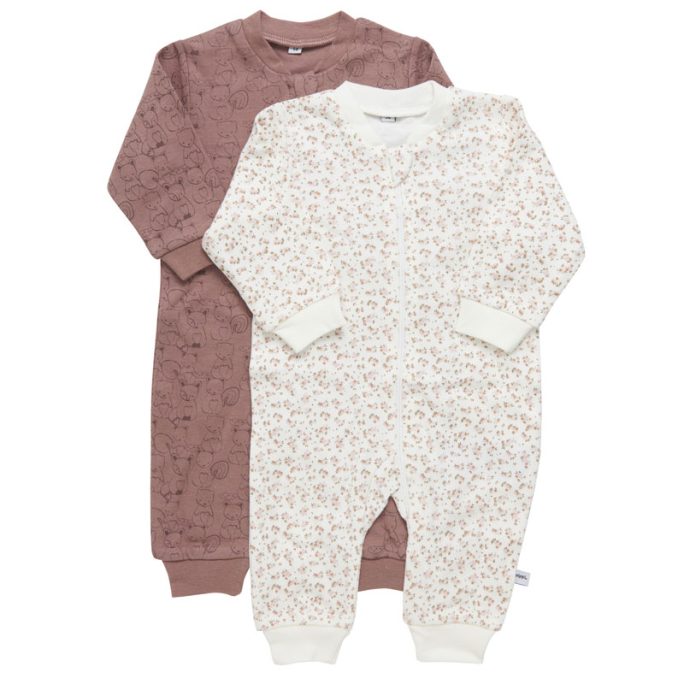 Pyjamas bebis flerpack med dragkedja utan fötter. Pyjamas storlek 50, 56, 62, 68, 74, 80, 86, 92, 98, 104. Köp bebis pyamas på Lilla Filur.