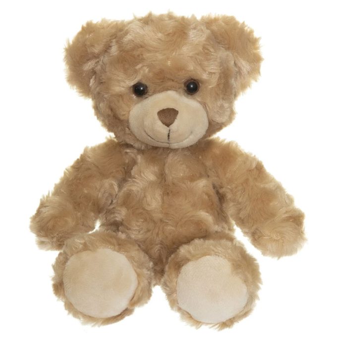 Teddykompaniet Nalle Lars. Söt ljusbrun teddybjörn klassisk. Storlek 22 cm.