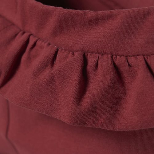 Prematurkläder jul set med byxor och body röda med volang. Beställ prematurkläder på LillaFilur.se