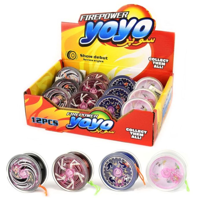YoYo Jojo med Ljus. Batteridriven jojo med ljus i metall och plast. Köp jo-jo yo-yo på LillaFilur.se