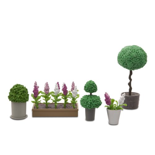 Lundby dockskåp krukväxter och blommor set. Köp möbler och tillbehör dockskåp på LillaFilur.se