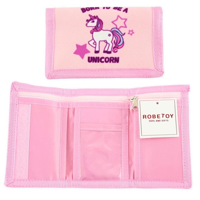 Plånbok Barn Unicorn Rosa.