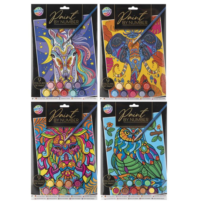 måla efter nummer vuxen barn med avancerade bilder.